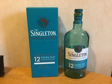 Singleton whisky 12 yr old EMPTY bottle and box