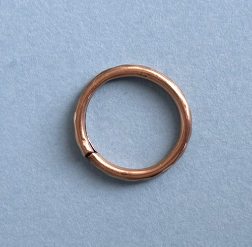 Antique gold metal split ring - gold,