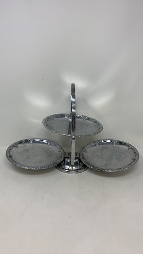 Vintage three tier folding - three,