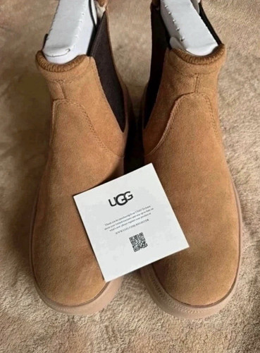 Ugg unisex brown suede chelsea - brown,