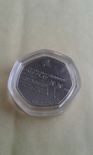 2011 Olympic Games ROWING 50p Coin In Plastic Display Capsule