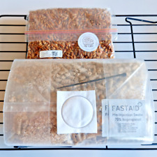 Substrate kit for Mushroom cultivation (hardwood/straw) 800g dry 2kg wet