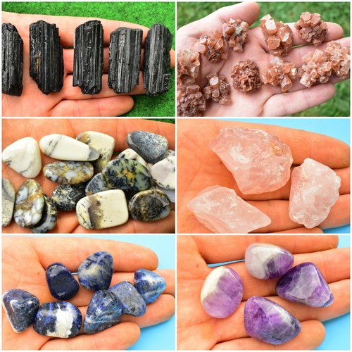 Variety raw crystals - variety,
