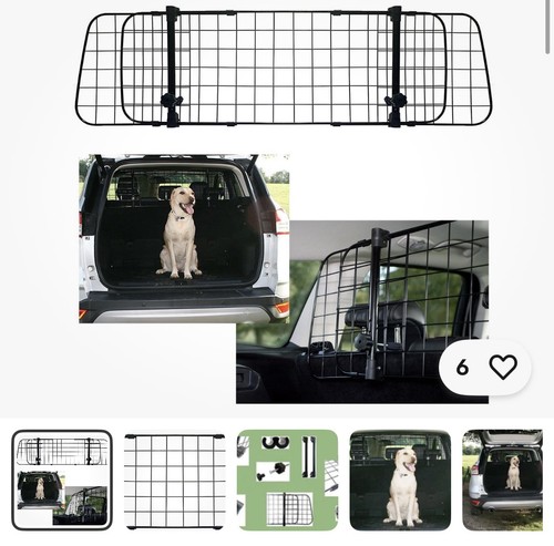 Adjustable dog car barrier - adjustable,
