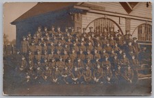 Royal Army Medical Corps & Service Corps Group RP Postcard