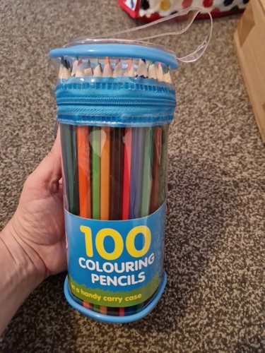 100 colouring pencils - colouring, with
