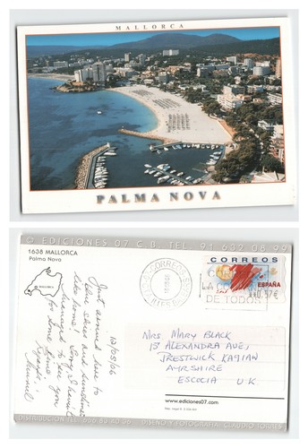 Postcard mallorca palma - postcard,