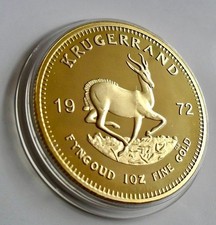 1972 Gold Plated 1oz 24K
