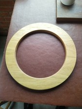 Large Oak Porthole Marine Liner Ship Narrowboat Trim Capping Wooden Ring