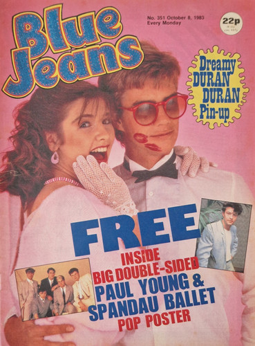 Blue jeans magazine - blue,