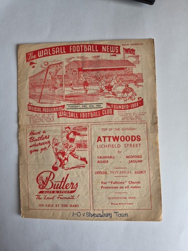 Walsall shrewsbury town - walsall,