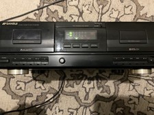 sansui twin cassette deck D-X310W