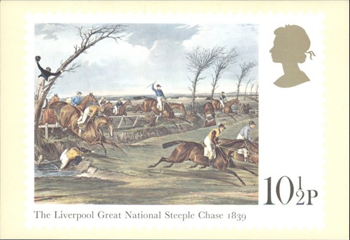 Post office picture card horse - picture,