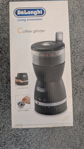 Delonghi new coffee grinder - new,