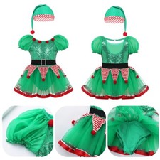 UK Kids Girls Christmas Elf