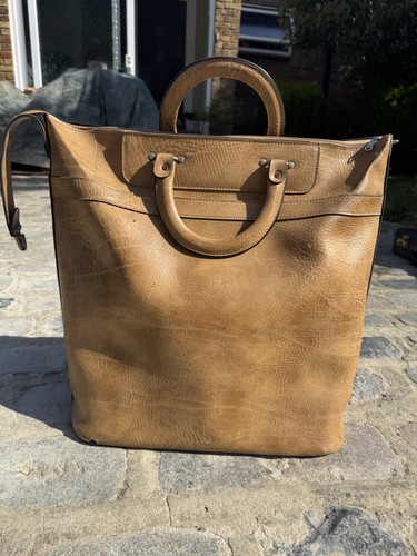 1970s large tan vinyl - large,