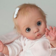 16" Painted Reborn Baby Doll