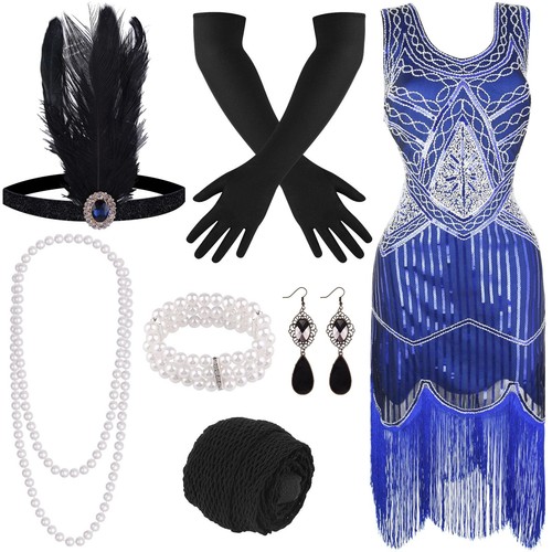 Womens 1920s flapper dress - womens,