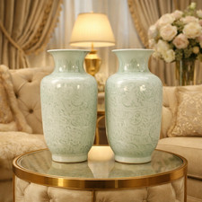 Pair Chinese Meiping Vases