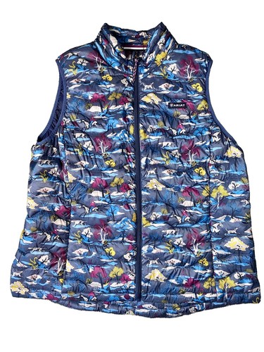 Ariat puffer vest - puffer, size