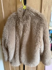 Next Faux Fur  Pink Coat