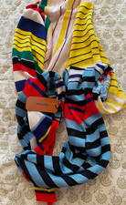 Missoni Multicoloured Stripe Scarf Viscose/Cotton Brand New With Tag RRP £235