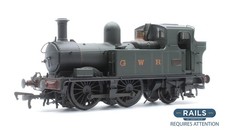 HATTONS 'OO' GAUGE H1407 GWR GREEN 0-4-2T CLASS 58XX #5802 LOCOMOTIVE *WEATHERED