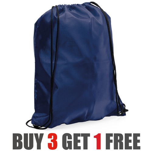 Drawstring nylon rucksack bag - drawstring,