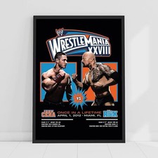 WWE Print - John Cena The Rock