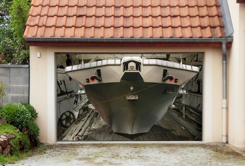 Ships n280 garage door - 3d,