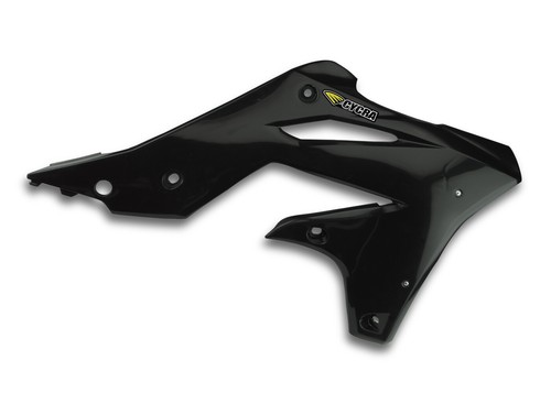 Kxf250 radiator shrouds black - kxf250,
