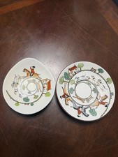 Crown Staffordshire Fine Bone China with hunting scene.