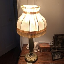 Vintage Chintz  Fringed Lamp