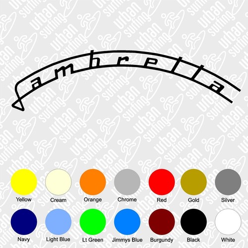 Lambretta script curved fly - lambretta,