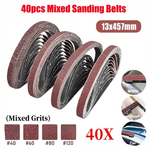 40pack sanding belts - 40pack, 13x457