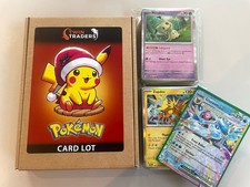100x Christmas Pokemon Cards Bundle TCG Rare Holo Pokémon Collection EX/V+ Box!