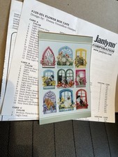 Janlynn Vintage Flower Box Cats Cross Stitch Kit