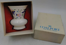 Coalport Pageant Design Small Posy Vase Bone China Ornament Collectable 4" Tall