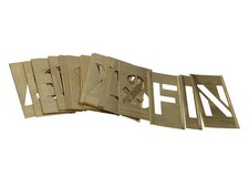 Stencils Set of Brass