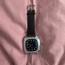 Black OSCO Automatic 25 Jewels Watch - MISSING ONE STRAP