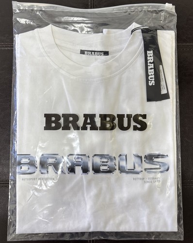 Brabus shirt white chrome - brabus,