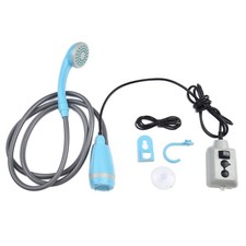 Rechargeable Portable Outdoor Shower System with Pump & Hose for Camping Hiking