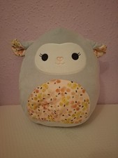 Squishmallows Elea The Sheep With Floral Belly And Pink Nose. 12 Inch, No Tag