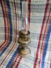 Veritas BRASS Copper OIL LAMP Paraffin Lantern Wick Turner Kerosene 51cm Tall