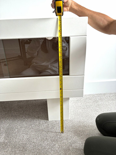 White rectangular vivarium - rectangular,