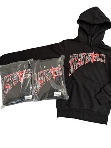 Trapstar men black hoodie - trapstar,