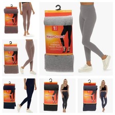 Ladies Winter Thermal Warm Velvet Plush Stretch Leggings 200 Denier Size S M L X