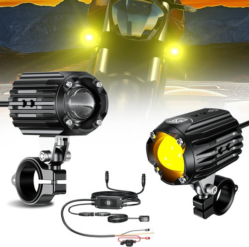 Motorcycle auxiliary led light - auxiliary,