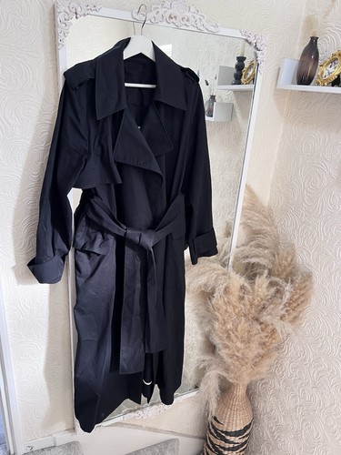 Cos black belted long - belted,