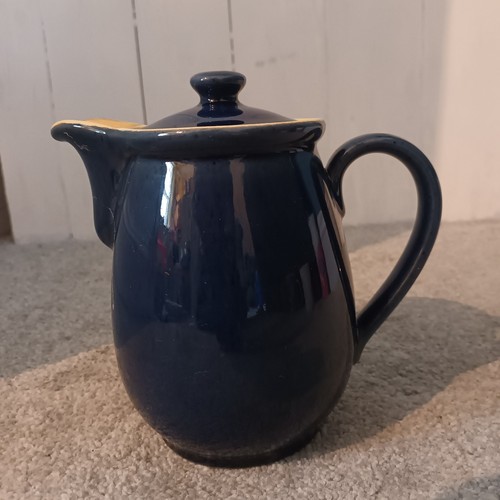 Denby bourne blue coffee pot - denby,